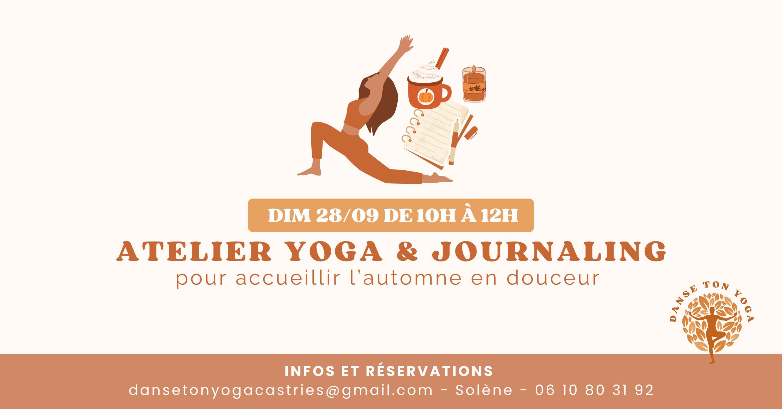 atelier yoga journaling automne castries