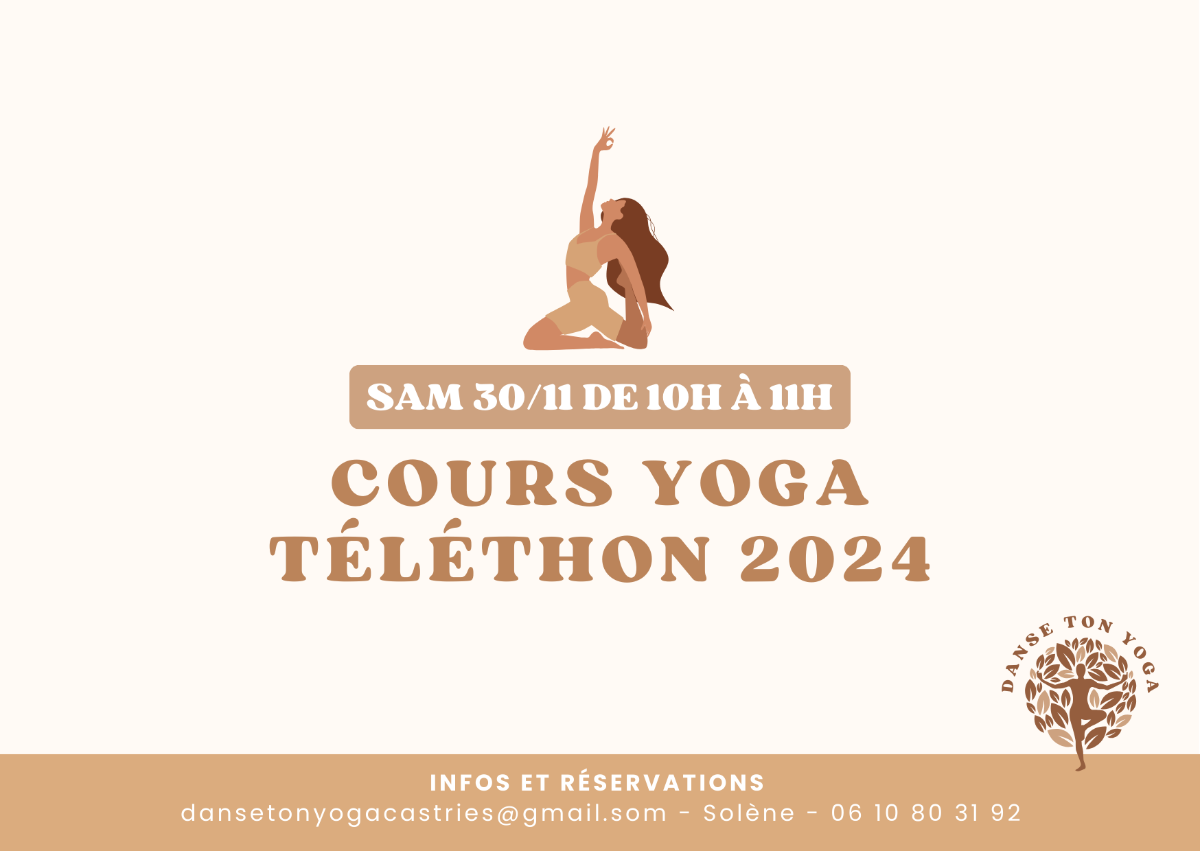 yoga téléthon castries