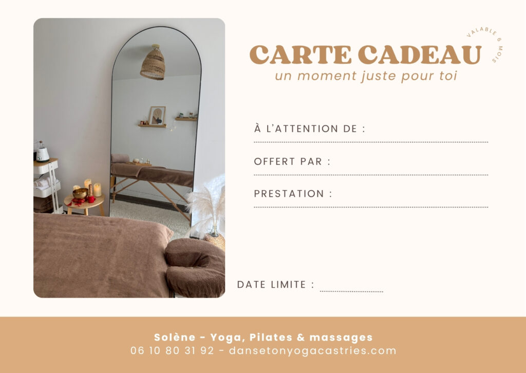 carte cadeau massage castries